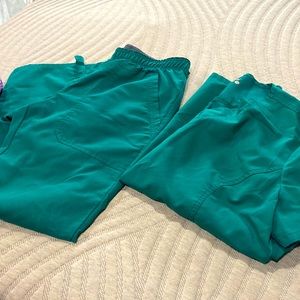 Green scrubs
